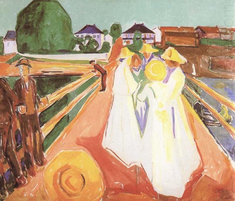 Girl on the bridge, Edvard Munch